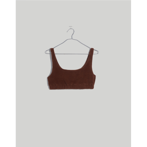 Madewell Donni Terry Sporty Bra Top