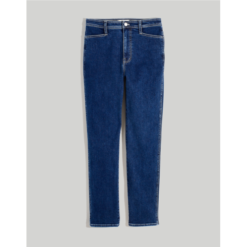 Madewell High-Rise Slim Straight Jeans in Bryston Wash: Workwear Edition