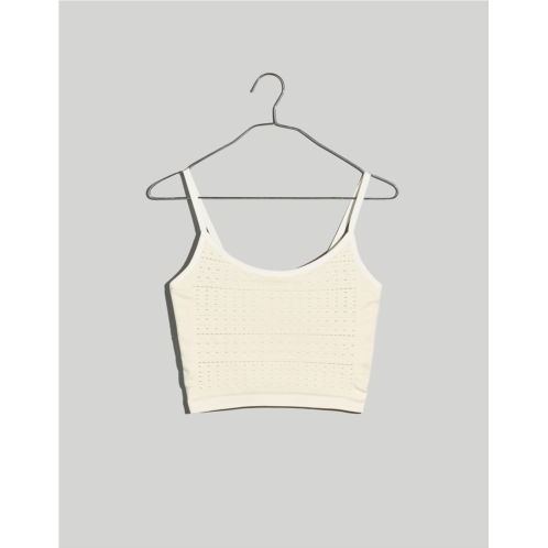 Madewell Seamless Pointelle Crop Cami