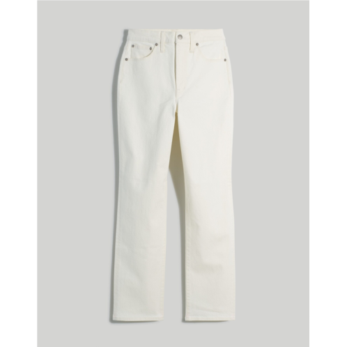 Madewell The Plus Perfect Vintage Straight Jean in Tile White