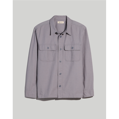 Madewell Cotton-Linen Boxy Shirt-Jacket
