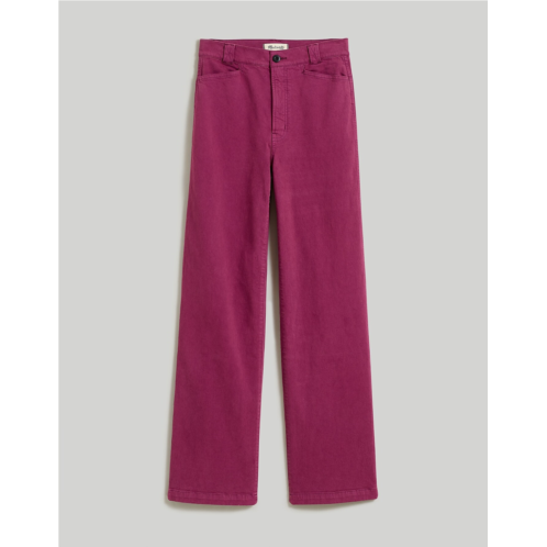 Madewell The Emmett Wide-Leg Pant: Garment Dyed Edition