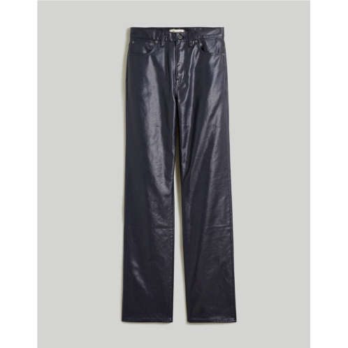 Madewell The 90s Straight Jean in Midnight Blue Foil