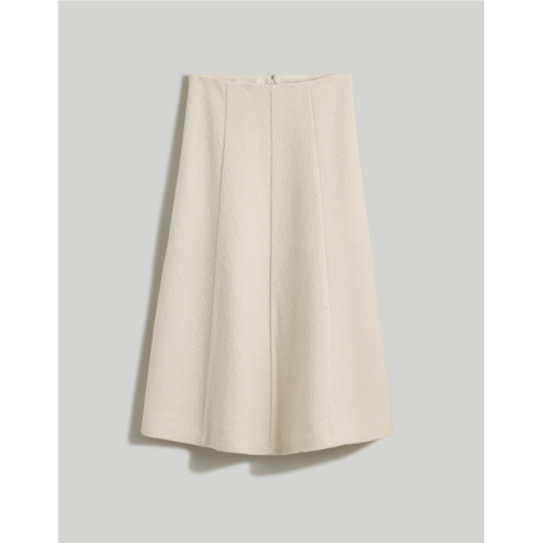 Madewell Boiled Wool Midi Skirt