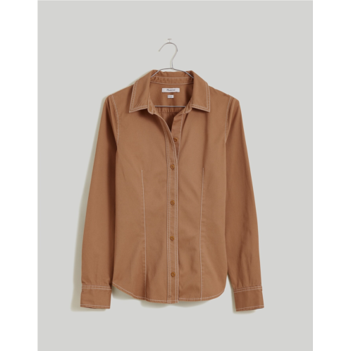 Madewell Darted Button-Up Shirt in (Re)generative Chino