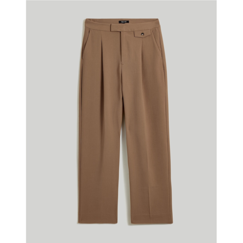 Madewell The Rosedale High-Rise Straight Pant in Crepe