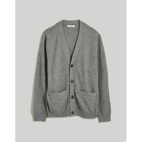 Madewell Cotton-Merino Wool Blend Cardigan Sweater