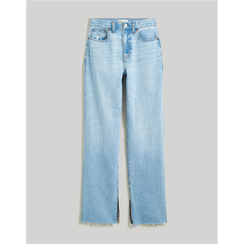 Madewell Baggy Straight Jeans in Seebald Wash: Raw-Hem Edition