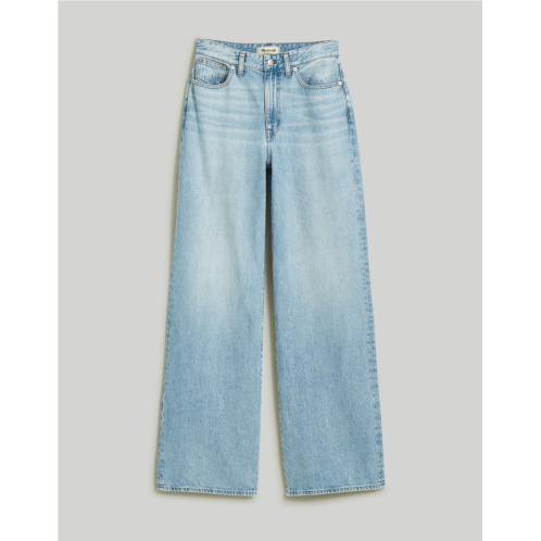 Madewell Curvy Superwide-Leg Jeans in Ahern Wash: Airy Denim Edition