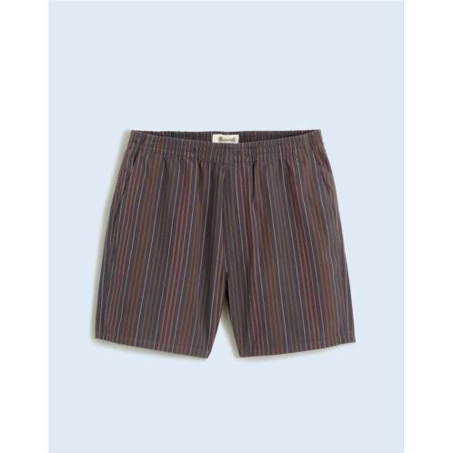 Madewell Everywear Shorts in Stripe Seersucker