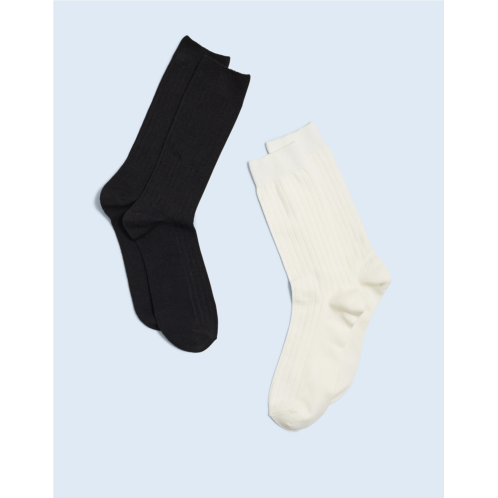 Madewell Two-Pack Loafer Trouser Socks