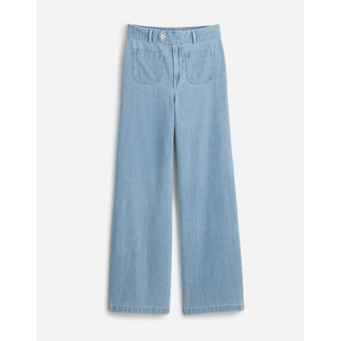 Madewell Baggy Straight Jeans in Bellridge Wash: Patch Pocket Edition