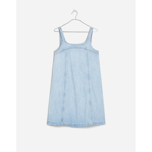 Madewell Denim A-Line Sleeveless Mini Dress