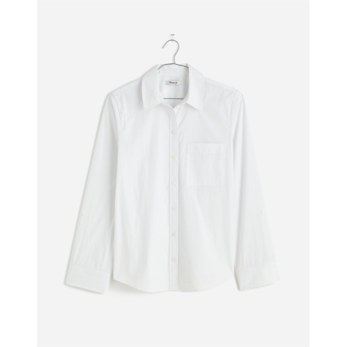 Madewell Relaxed Button-Front Shirt in Poplin
