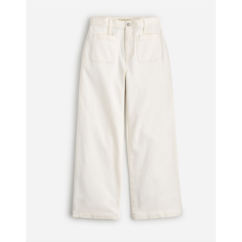 Madewell The Emmett Wide-Leg Full Length Jean: Patch Pocket Edition