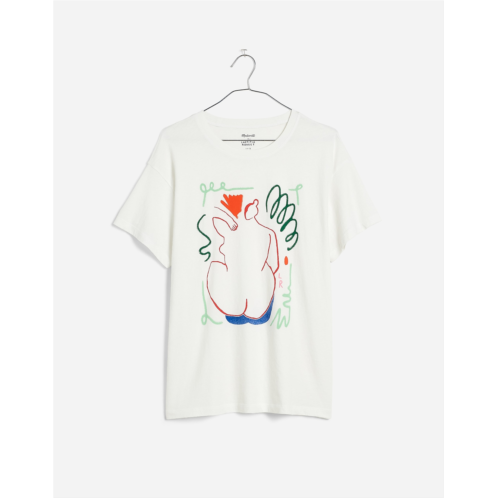 Madewell x Laetitia Rouget Graphic Softfade Cotton Oversized Tee