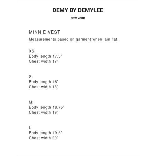 Madewell DEMY BY DEMYLEE Minnie Vest