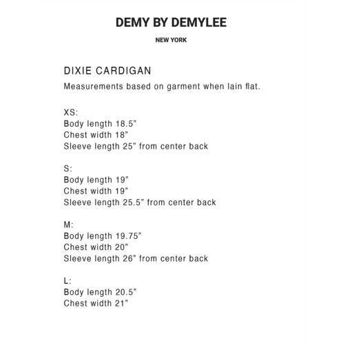 Madewell DEMY BY DEMYLEE Dixie Cardigan