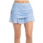 Lucky In Love Womens Chambray Ruched Skirt