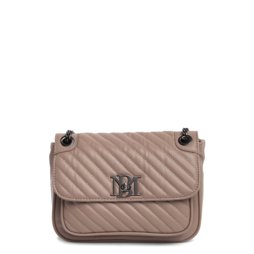 Badgley Mischka Collection Quilted Flap Crossbody Bag