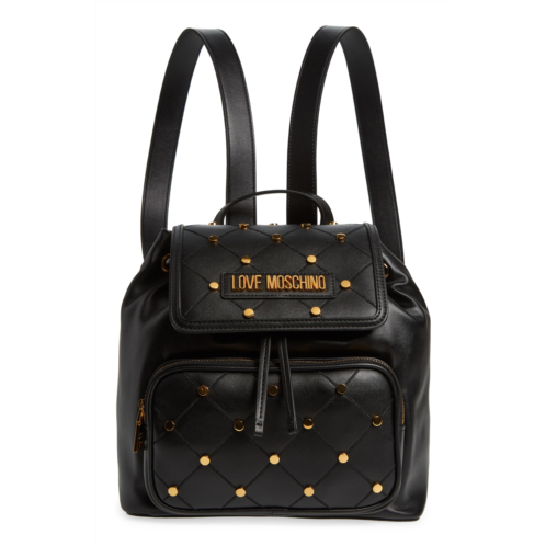 LOVE MOSCHINO Studded Quilted Backpack