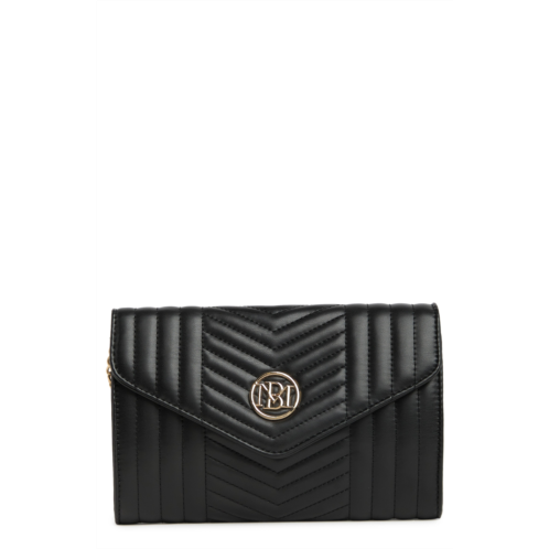 Badgley Mischka Collection Chevron Quilted Crossbody Bag