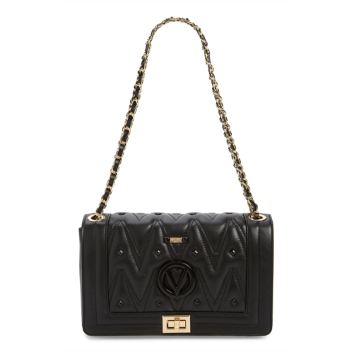 VALENTINO BY MARIO VALENTINO Alice Diamond Convertible Leather Shoulder Bag