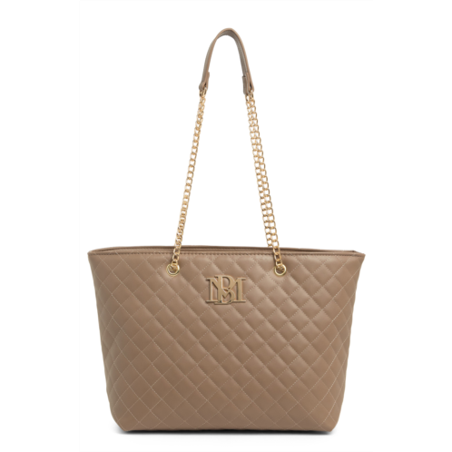 Badgley Mischka Collection Large Quilted Tote Bag