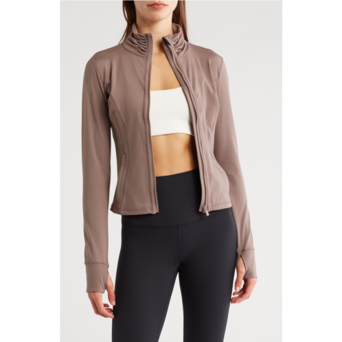 90 DEGREE BY REFLEX Lux Slim Fitted Pleated Jacket