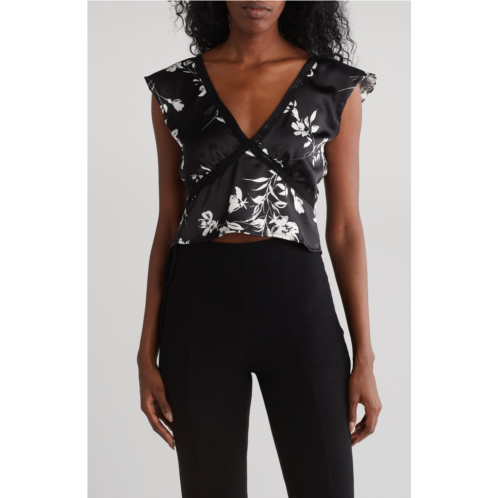 Lulus Divinely Chic Floral Crop Top