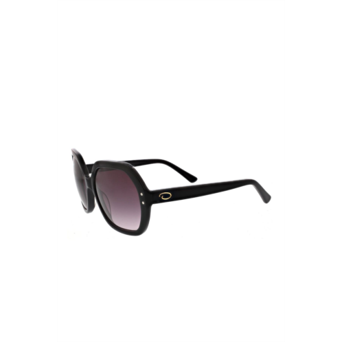 O by Oscar de la Renta 57mm Angled Square Sunglasses