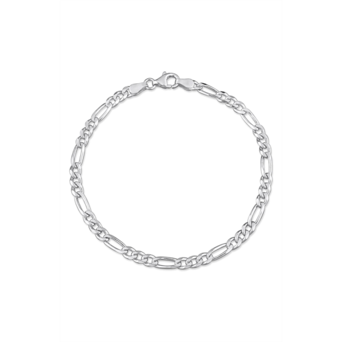 DELMAR Sterling Silver Figaro Link Chain Bracelet