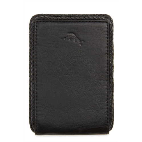 Tommy Bahama Braided Edge Leather Bifold Wallet