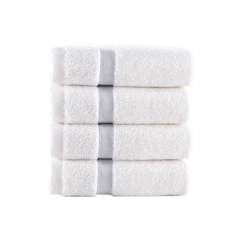 Brooks Brothers Contrast Border 4-Piece Towel Set