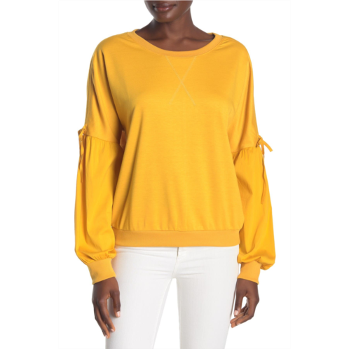 Forgotten Grace Poplin Sleeve Sweatshirt