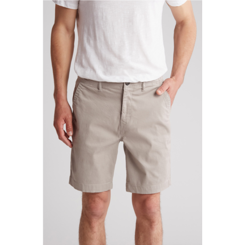 Lucky Brand Stretch Cotton Sateen Chino Shorts