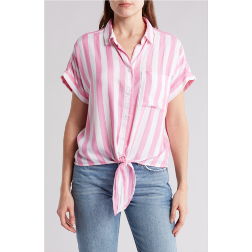 Beachlunchlounge Rosie Cabana Stripe Button-Up Shirt