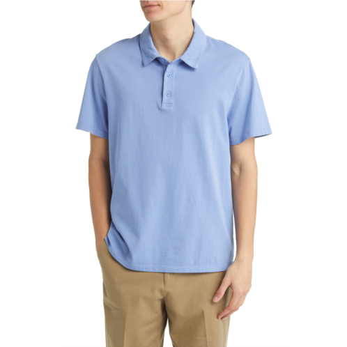 Vince Regular Fit Garment Dyed Cotton Polo