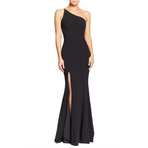 Dress the Population Amy One-Shoulder Crepe Gown