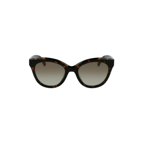 Longchamp LGP Monogram 54mm Cat Eye Sunglasses