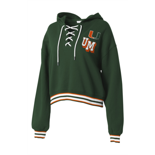 WEAR by Erin Andrews University Lace-Up Pullover Hoodie