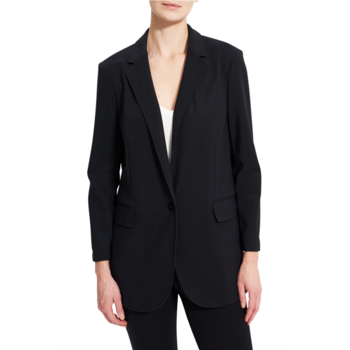 Theory Casual One-Button Blazer