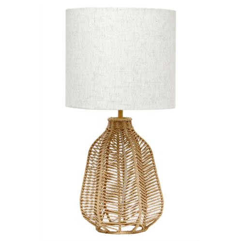 LALIA HOME Rope Woven Table Lamp