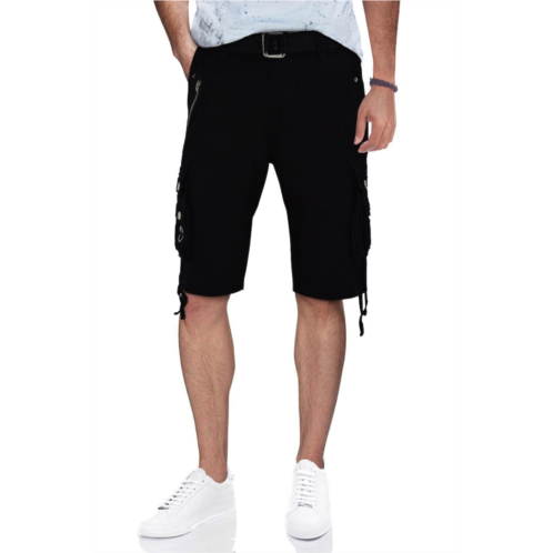 XRAY Belted Zipper Camo Shorts