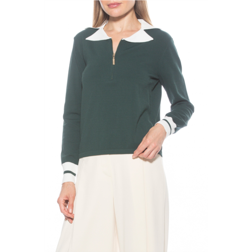 Alexia Admor Wyatt Long Sleeve Knit Sweater Top