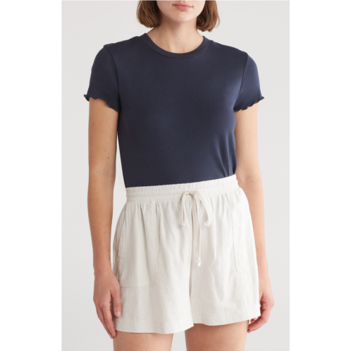 Splendid Cannes Rib Cotton Blend Top