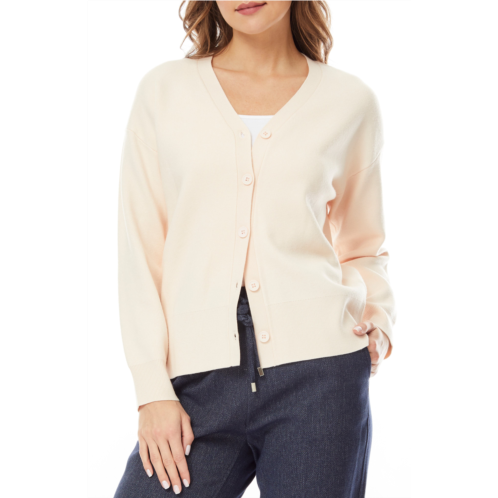 BY DESIGN Cher Double Knit Button-Up Cardigan