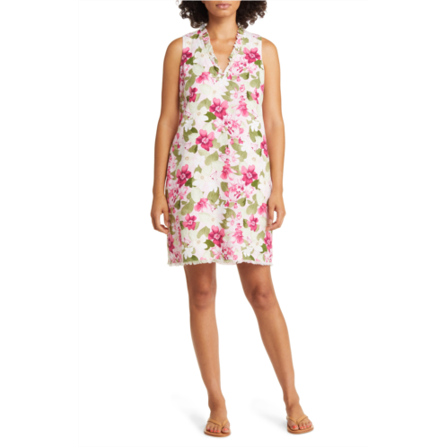 Tommy Bahama Heavenly Blooms Floral Linen Shift Dress