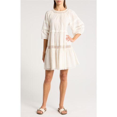 THE GREAT. The Short Nightingale Long Sleeve Dress