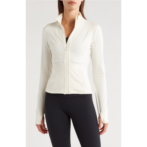 90 DEGREE BY REFLEX Lux Slim Fitted Pleated Jacket